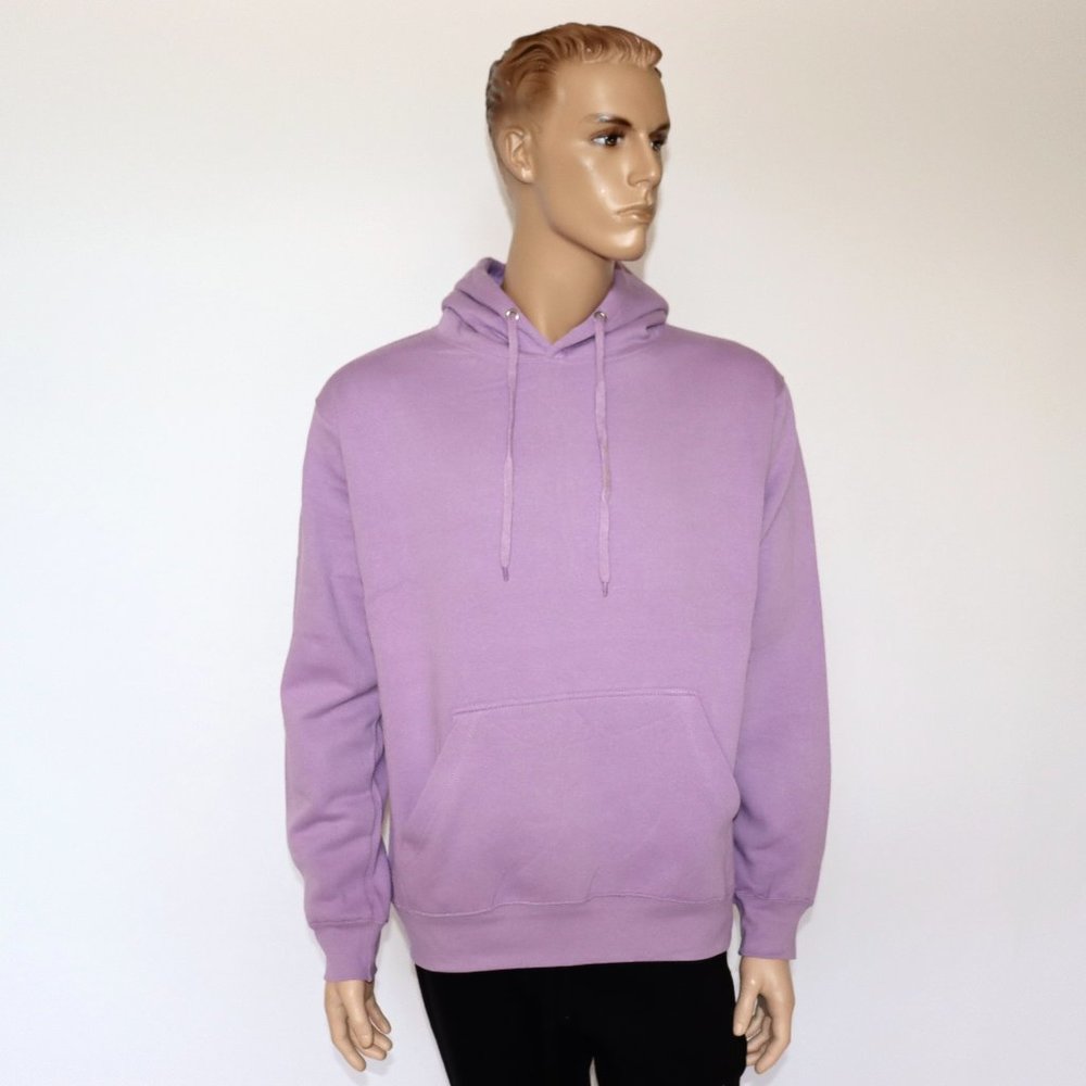 MEN Lilac Hooded Sweatshirt